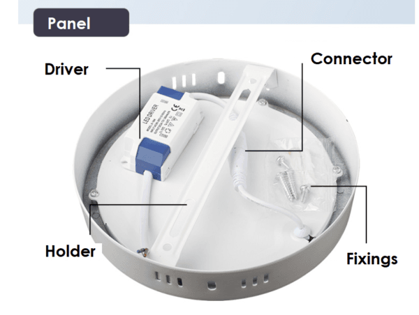 PNL6121824 LED Panel light 28mm/32mm height - Image 2